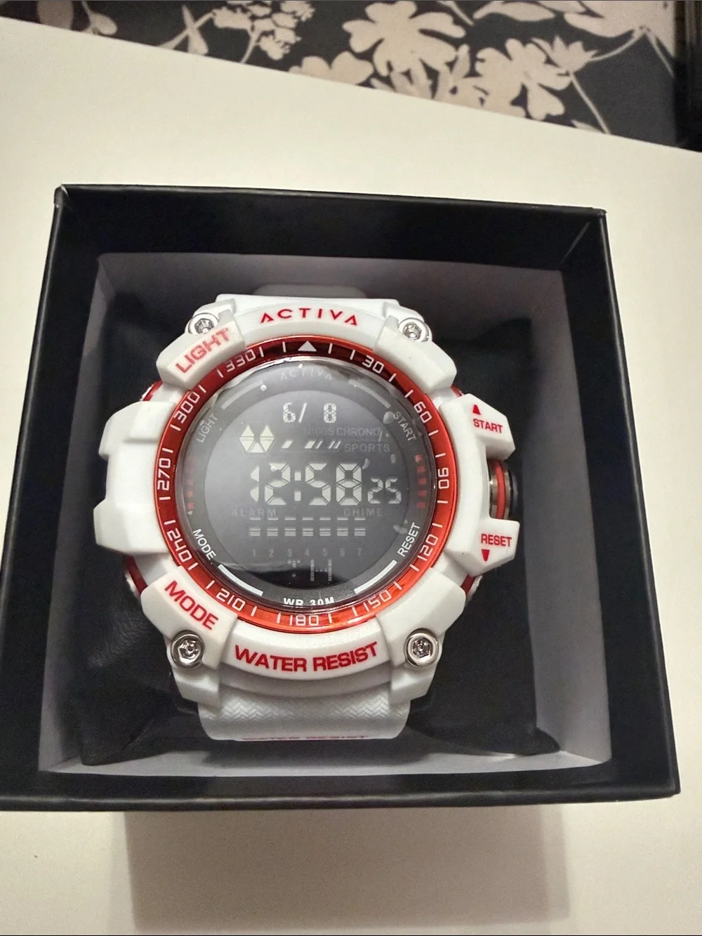 Activa X Invicta Digital Men's Watch - 56mm, White ACW8020-012